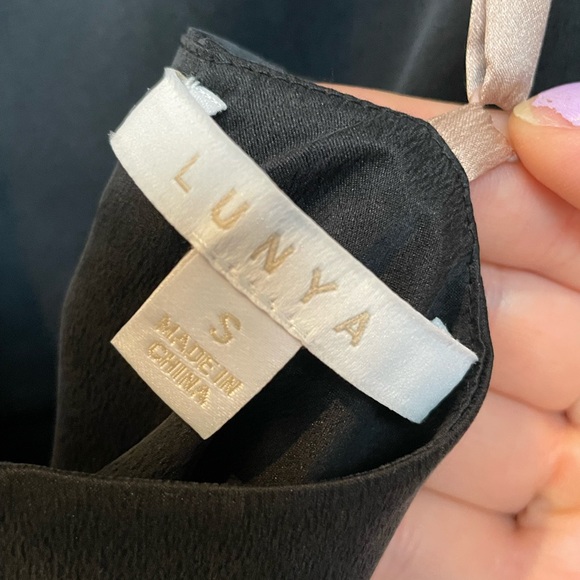 LUNYA Washable Silk Slip Dress SZ S - Picture 6 of 8